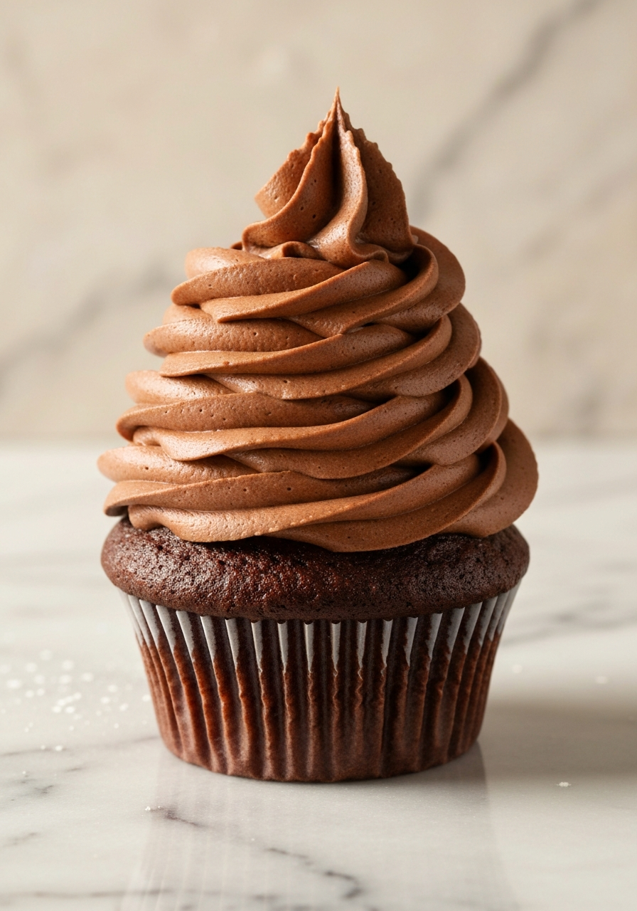 Classic Chocolate Cupcake with buttercream
