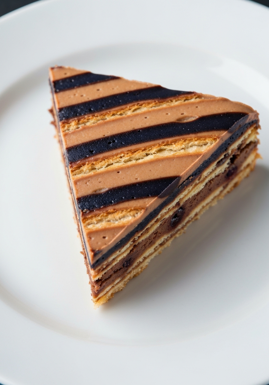 Chocolate Truffle Pastry slice